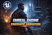 create unreal engine game development, animation and cutscences  ue4 and ue5