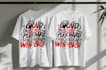 do creative minimalistic typography t shirt design