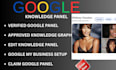 create a personal or company google knowledge panel and knowledge graph