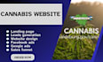 design a weed website marijuana cannabis hemp cbd website online store