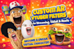 create a custom 3d ar vtuber filter for snap camera, lens studio ready to stream