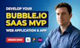 develop bubble website saas mvp bubble web application develop bubble app