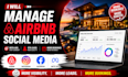 manage airbnb social media setup vacation rental meta ads str leads and bookings