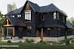 realistic render for residential house exterior and interior design 3d model