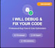 debug and fix your code