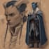 fantasy character fantasy character art in unique style