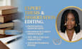 professionally  proofread and edit your thesis and dissertation