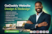 godaddy website redesign, godaddy website design, godaddy expert, godaddy store