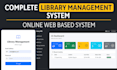 develop a library management system with admin dashboard
