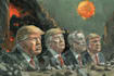 draw high quality political cartoon