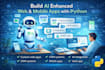 do web app development with ai integration using python