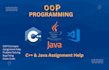 help in java oop, c plus plus programming and assignments