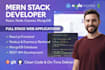 develop react node mongodb web application