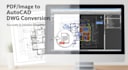 convert architectural PDF or image drawings into autocad dwg
