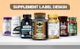 design professional supplement label and medicine packaging