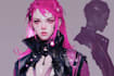 a make a cyberpunk illustration