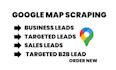 do google map scraping, b2b data extraction, lead generation