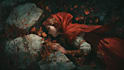 do dark fantasy art illustrations in a painterly style