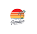 create professional and specially sunset logo design