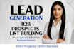 targeted b2b lead generation and verified prospect list building