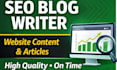 write engaging and SEO friendly blog articles