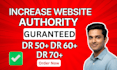 increase ahrefs domain rating 50 60 70 plus with high dr backlinks