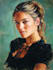 draw digital realistic oil portrait painting
