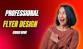 create a professional flyer