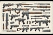 design creative concept art of weapons and items