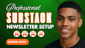setup substack account design substack email newsletter manage substack posts