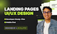 design a modern landing page ui ux in figma