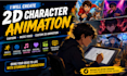 create 2d cartoon animation video for youtube