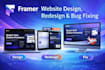 design framer website redesign framer website fix framer website bugs