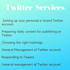 create content and manage twitter x account