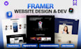 do modern framer website and convert figma to framer
