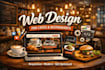 design websites for your café, food, restaurant business on squarespace and wp