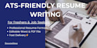 write a professional ats friendly resume