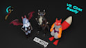 create a high quality custom furry 3d avatar