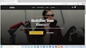 create a modern cinematic and responsive e commerce website