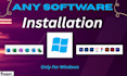 install any software on your computer windows 10,11