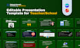 create 1000 presentation slides for educators for 250 dollar