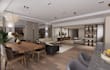 design a neoclassical interior design with realistic render
