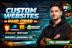 create a fast custom website from scratch