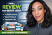 provide website visibility and content review
