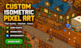 isometric pixel game art retro pixel art 2d game asset pixel sprite environment