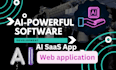 do ai software, ai web application and saas apps, ai custom website, ai web bot