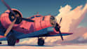 create stunning airplane illustrations in my unique style