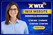update wix website,fix wix issues, revamp design, edit pages, wix maintenance