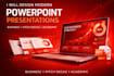 design clean and modern powerpoint presentations