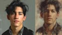 hand draw realistic people portraits